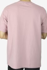 Oversized Fit Cotton Light Pink T-Shirt - Image 3