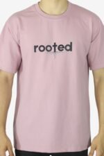 Oversized Fit Cotton Light Pink T-Shirt - Image 2