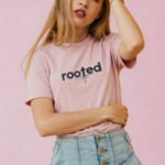 Oversized Fit Cotton Light Pink T-Shirt