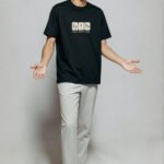 CoFFe Black Oversized T-Shirt