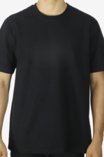 Solid Black Oversized Tshirt - Image 2
