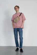 Unisex Pink Oversized T-Shirt